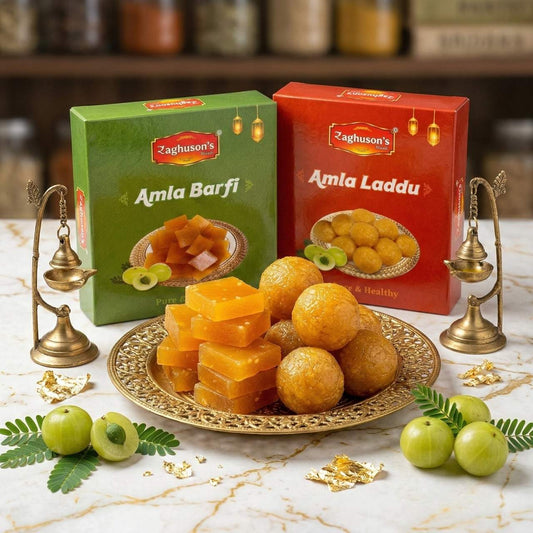 Raghusons Foods Amla Barfi & Amla Laddu Combo