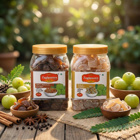 Raghusons Amla Candy & Amla Masala Candy Combo