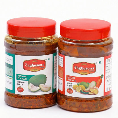COMBO OF MANGO PICKLE AND MIXED PICKLE